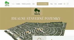 Desktop Screenshot of malyraj.sk